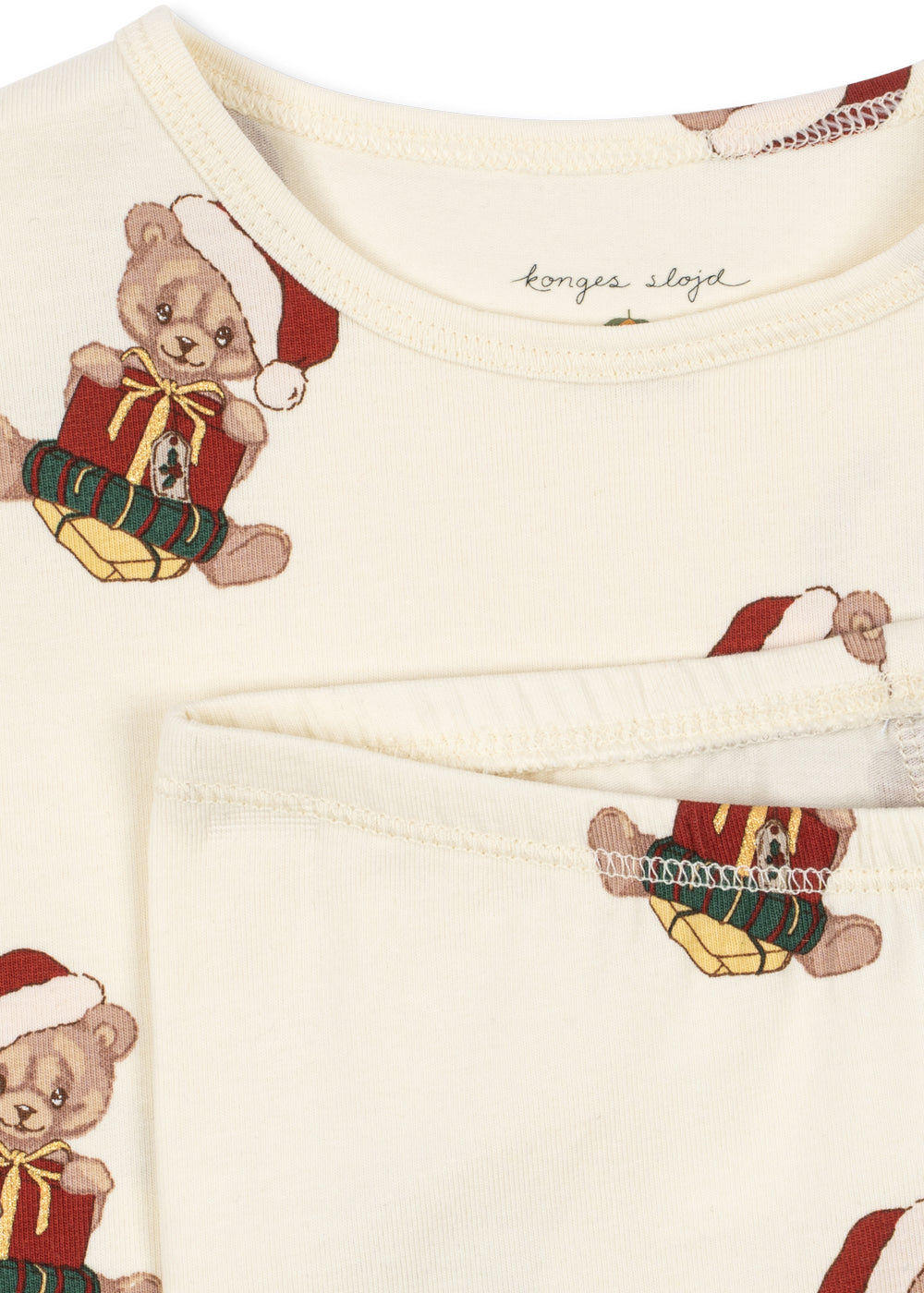 Basic Blouse/Pants Set, Teddy Bear