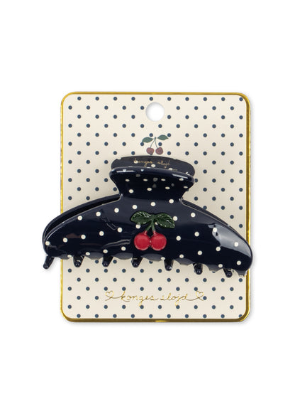 Cherry Dot Big Hair Claw, Multi