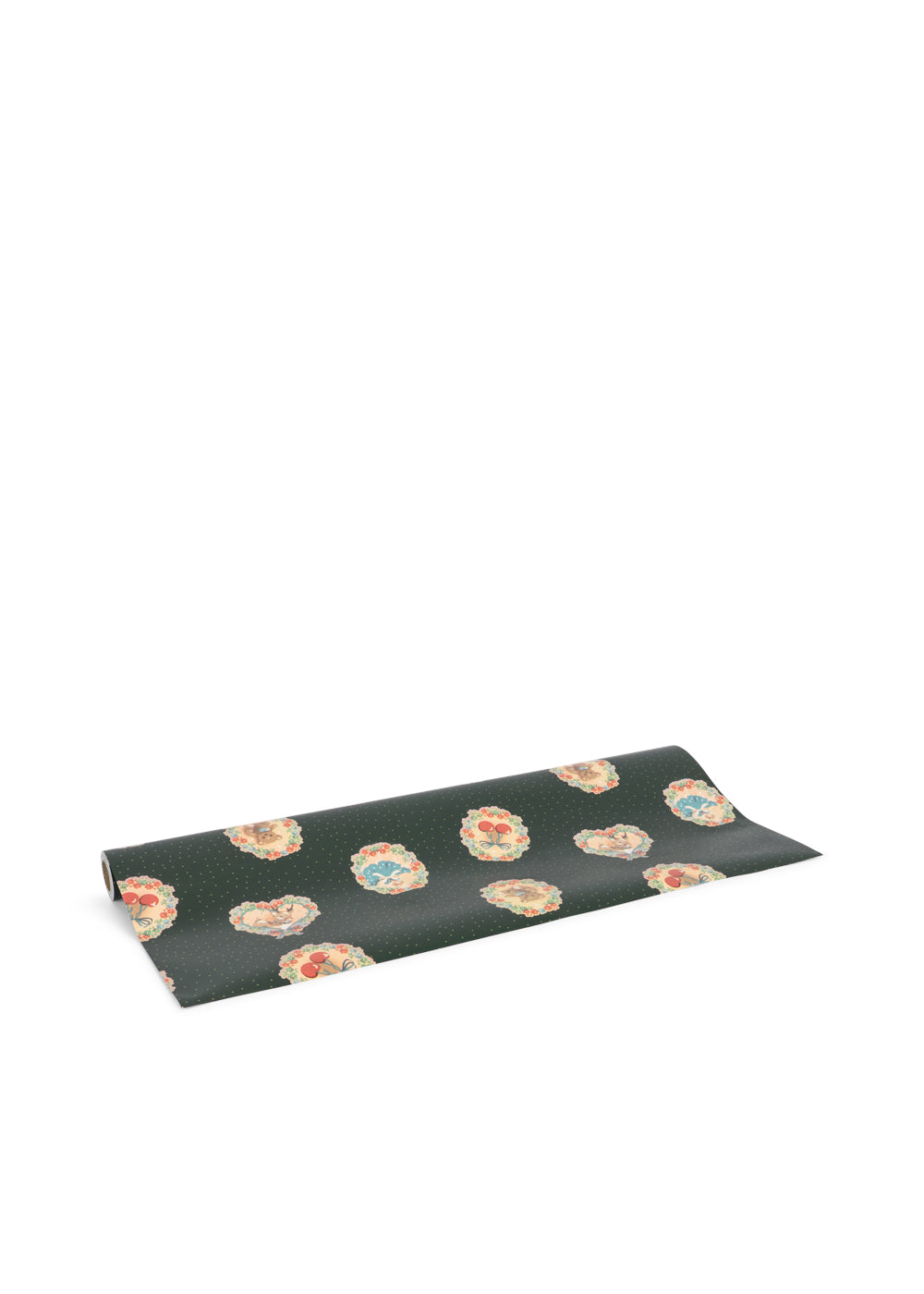 Wrapping Paper, Deer Diary Green