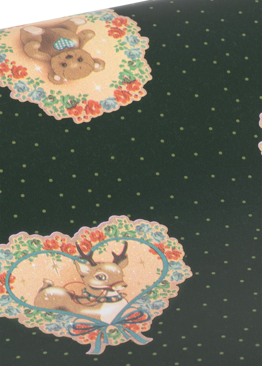Wrapping Paper, Deer Diary Green