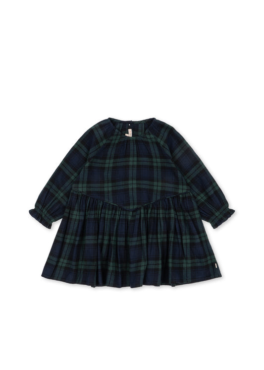Checky Dress, Green Check