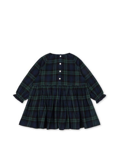 Checky Dress, Green Check