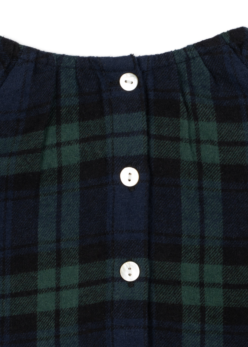 Checky Dress, Green Check