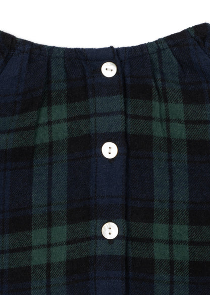 Checky Dress, Green Check
