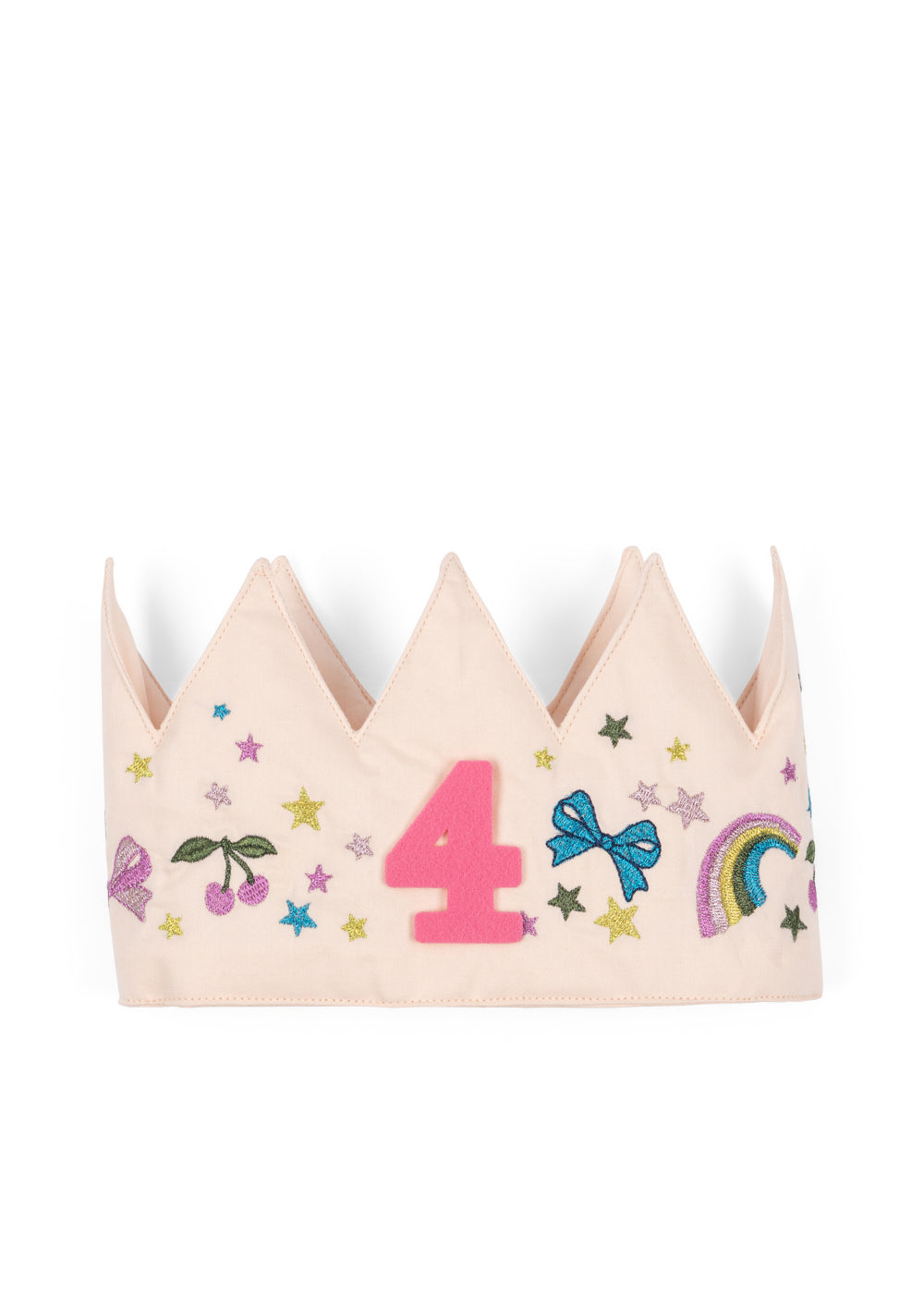 Birthday Glitter Crown, Rainbow