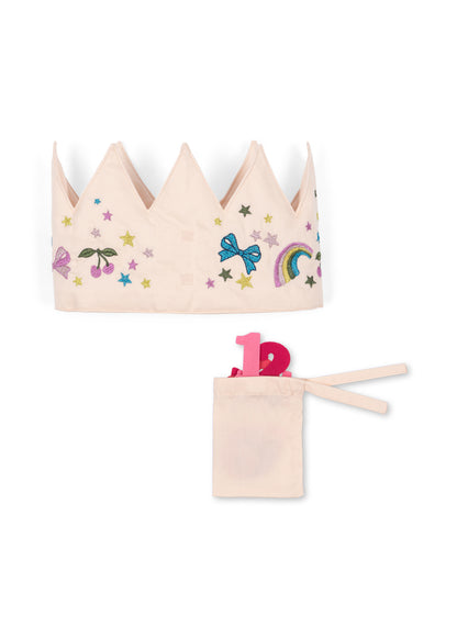 Birthday Glitter Crown, Rainbow
