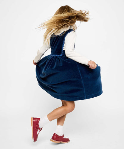 Dorothy Dress, Petrol Velvet