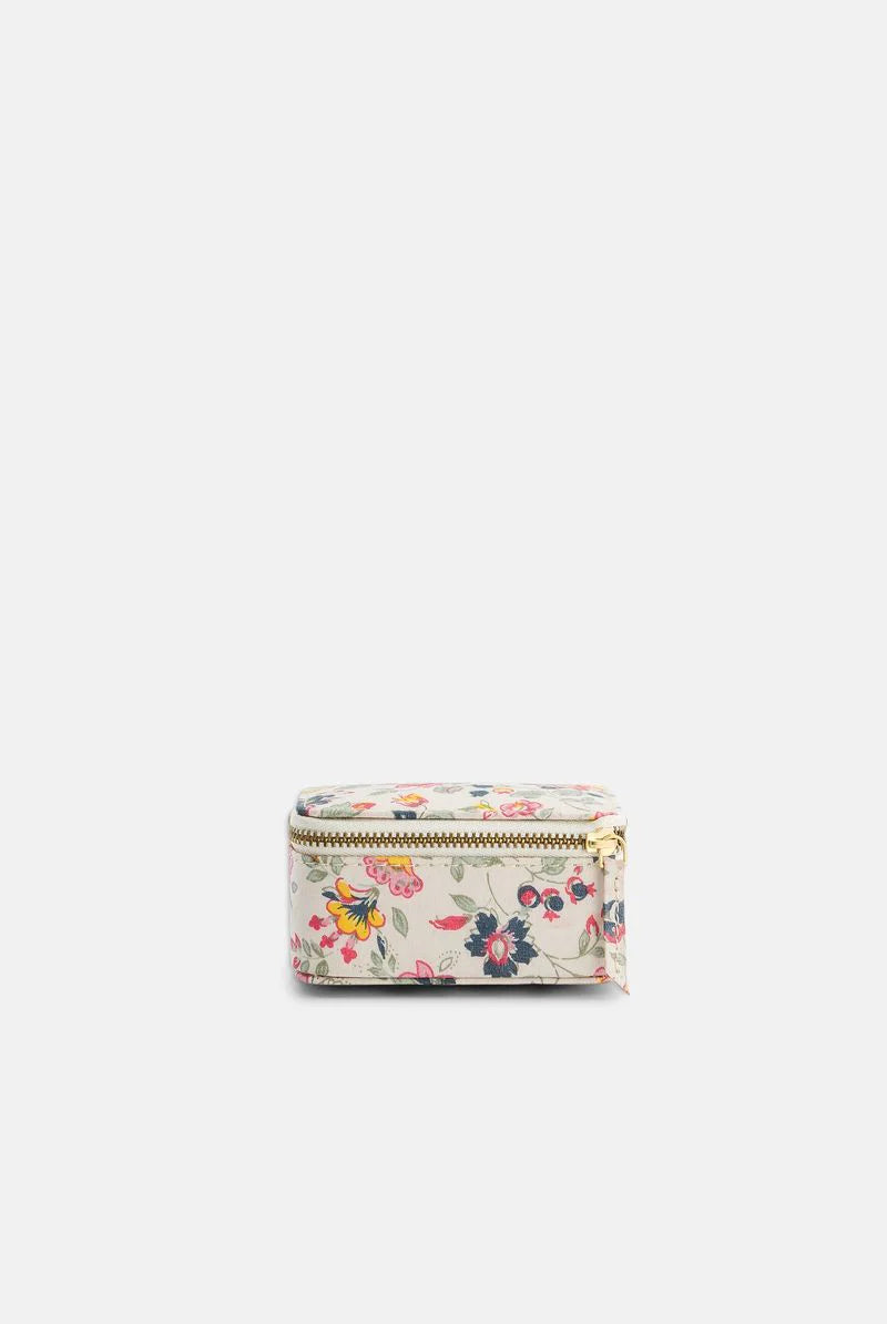 Soumaya Jewelry Box in Cream Wild Flowers
